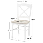 Chaises de salle à manger Simple Living Country Cottage (lot de 2)