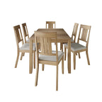 Ensemble de salle à manger classique 7 pièces en bois CraftPorch