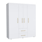 Armoire Bariloche avec tringles, étagères et 2 tiroirs