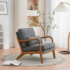 Fauteuil d'appoint rembourré Mid-Century Modern