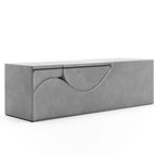 Avana Kami Chaise convertible / Yoga & Massage - Pouf 2 en 1 avec chaise longue de yoga escamotable, Microvelours - N/A