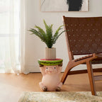 Glitzhome 12,5 po H Tabouret de jardin décoratif ou Support pour plante