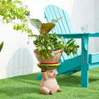 Glitzhome 12,5 po H Tabouret de jardin décoratif ou Support pour plante