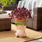 Glitzhome 12,5 po H Tabouret de jardin décoratif ou Support pour plante