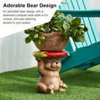 Glitzhome 12,5 po H Tabouret de jardin décoratif ou Support pour plante