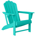 Chaise Adirondack Polytrends Aderson avec porte-gobelet pivotant pour terrasse extérieure commerciale et résidentielle