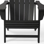 Chaise Adirondack Polytrends Aderson avec porte-gobelet pivotant pour terrasse extérieure commerciale et résidentielle