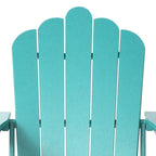 Chaise Adirondack Polytrends Aderson avec porte-gobelet pivotant pour terrasse extérieure commerciale et résidentielle