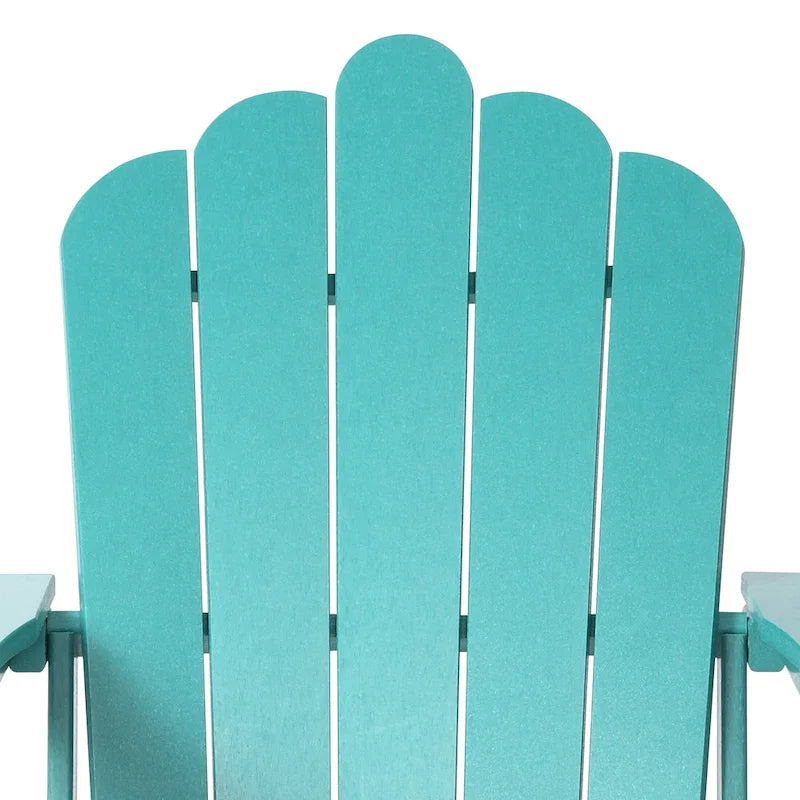 Chaise Adirondack Polytrends Aderson avec porte-gobelet pivotant pour terrasse extérieure commerciale et résidentielle