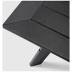 Polytrends Table de conversation carrée de 37 pouces pour patio extérieur en PEHD, toutes saisons, modèle Birchwood