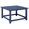 Table basse carrée d'extérieur en polyéthylène Adirondack 31" Laguna Polytrends