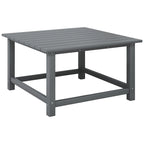 Table basse carrée d'extérieur en polyéthylène Adirondack 31" Laguna Polytrends