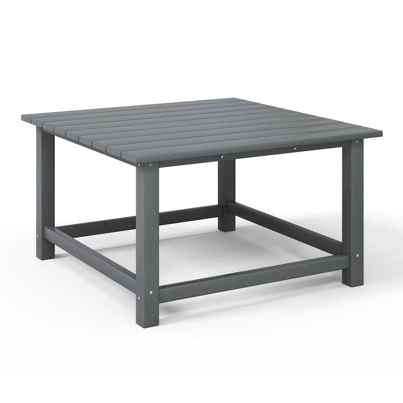 Table basse carrée d'extérieur en polyéthylène Adirondack 31" Laguna Polytrends