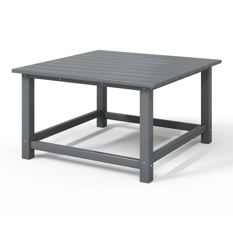 Table basse carrée d'extérieur en polyéthylène Adirondack 31" Laguna Polytrends