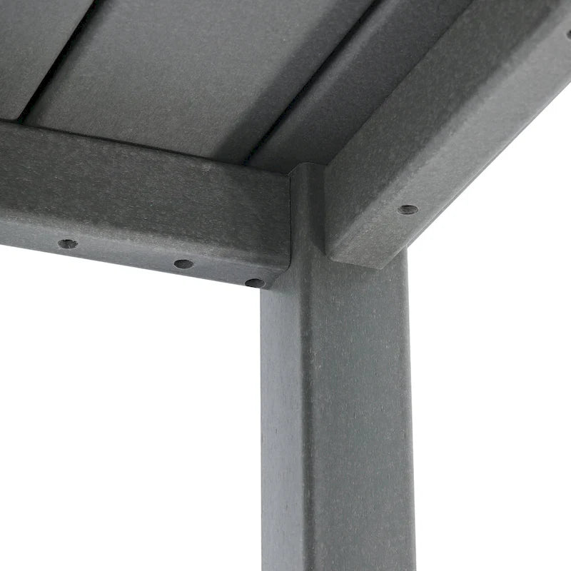 Table basse carrée d'extérieur en polyéthylène Adirondack 31" Laguna Polytrends