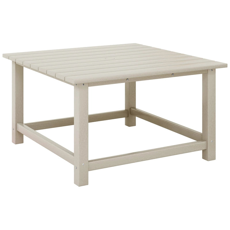 Table basse carrée d'extérieur en polyéthylène Adirondack 31" Laguna Polytrends