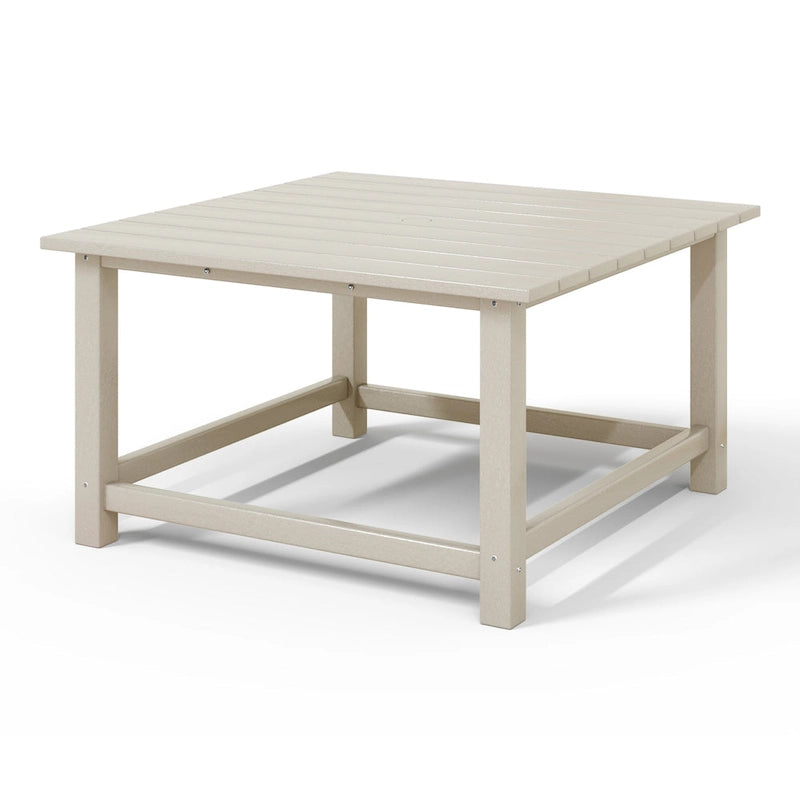 Table basse carrée d'extérieur en polyéthylène Adirondack 31" Laguna Polytrends