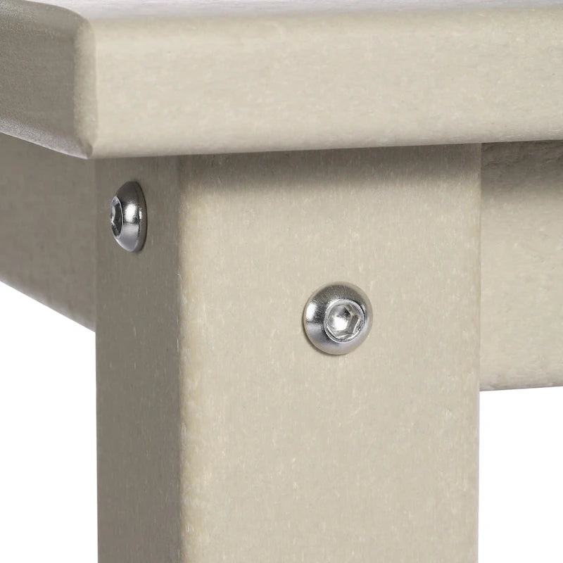 Table basse carrée d'extérieur en polyéthylène Adirondack 31" Laguna Polytrends