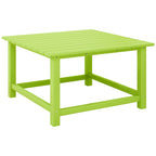 Table basse carrée d'extérieur en polyéthylène Adirondack 31" Laguna Polytrends