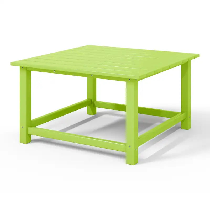 Table basse carrée d'extérieur en polyéthylène Adirondack 31" Laguna Polytrends