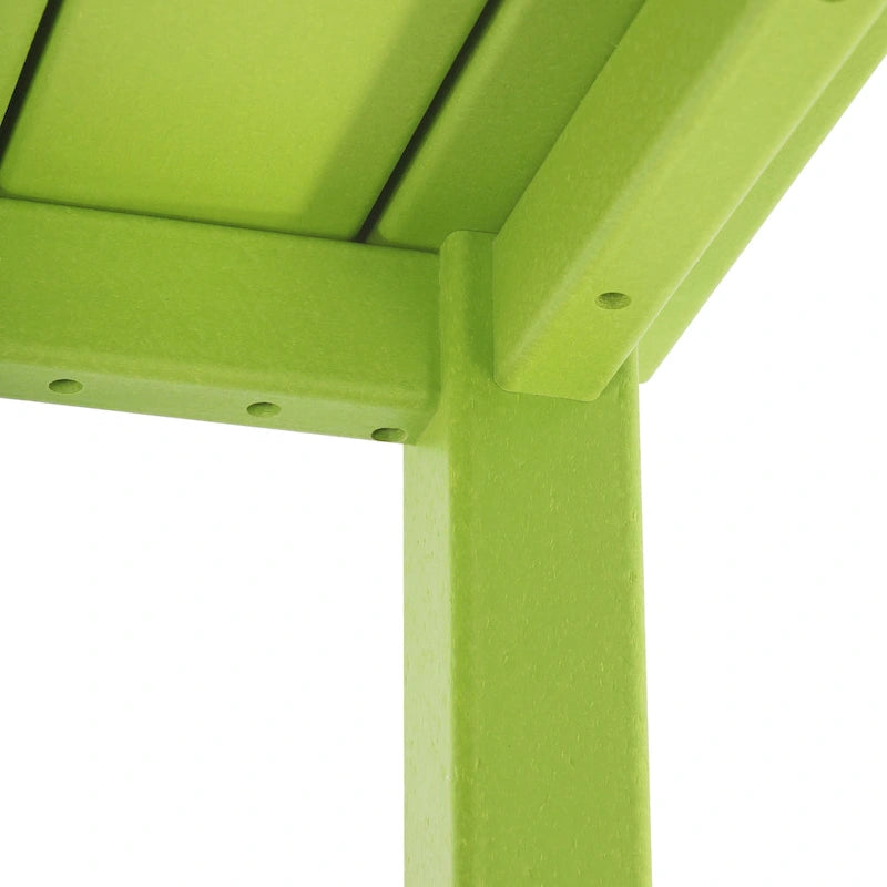 Table basse carrée d'extérieur en polyéthylène Adirondack 31" Laguna Polytrends
