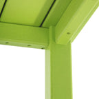 Table basse carrée d'extérieur en polyéthylène Adirondack 31" Laguna Polytrends