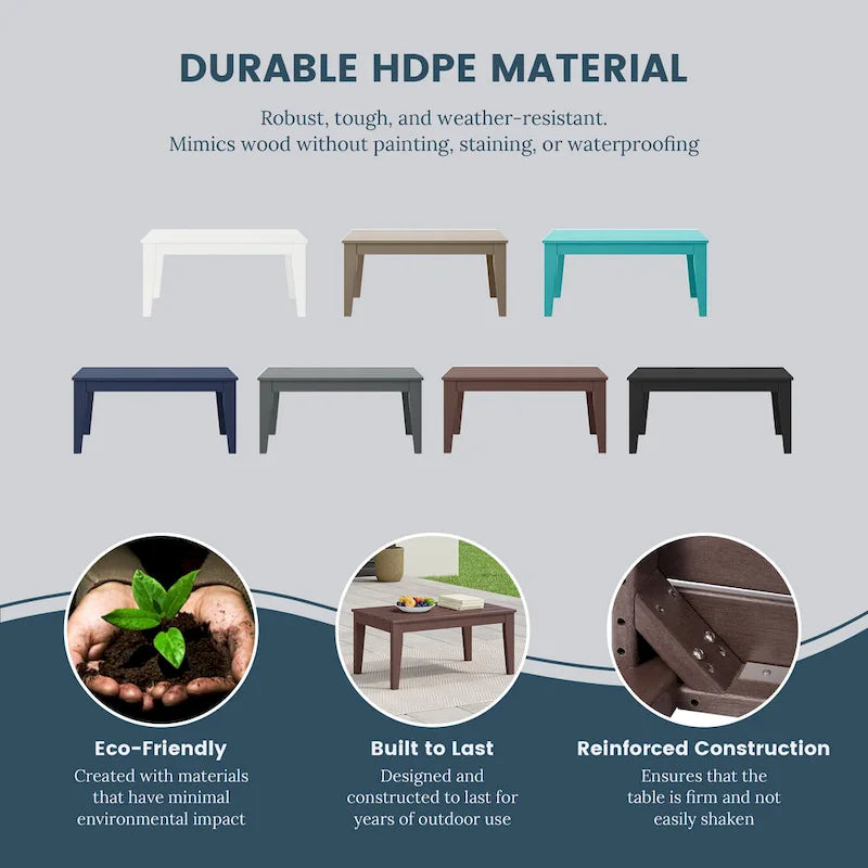 Table basse de jardin Polytrends Laguna