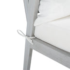 Ensemble de conversation d'extérieur 4 pièces Deacon SAFAVIEH. - 49W x 30D x 31H