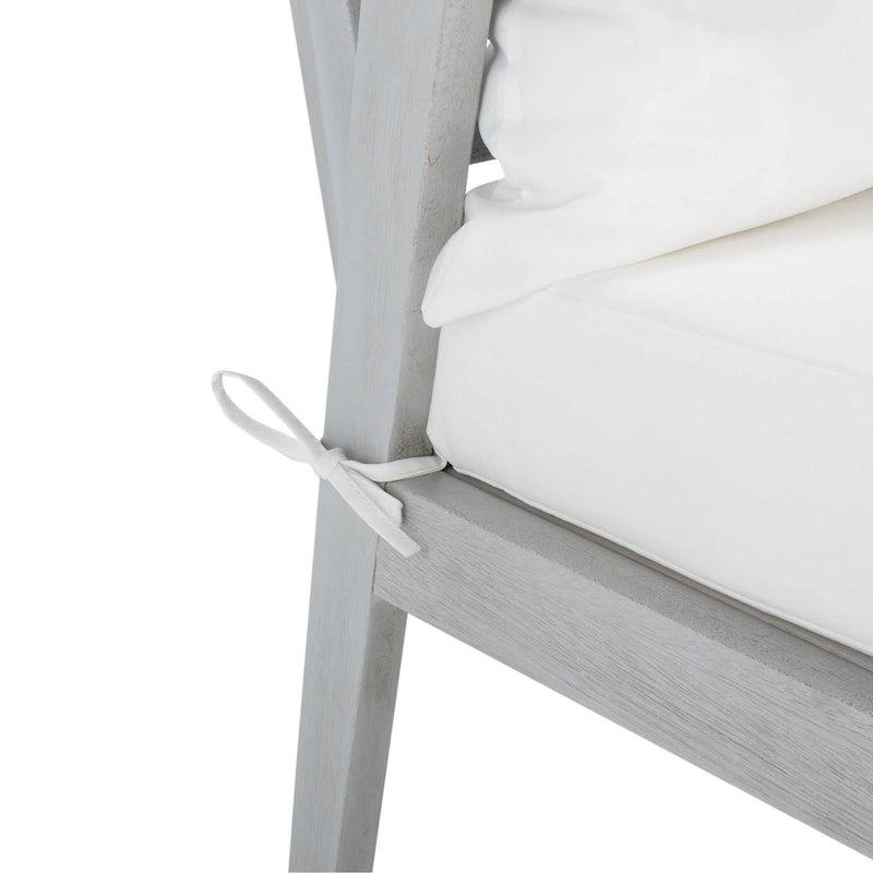 Ensemble de conversation d'extérieur 4 pièces Deacon SAFAVIEH. - 49W x 30D x 31H
