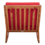 SAFAVIEH Rocking Chair d'extérieur Vernon avec Coussin - 26L x 38P x 31H