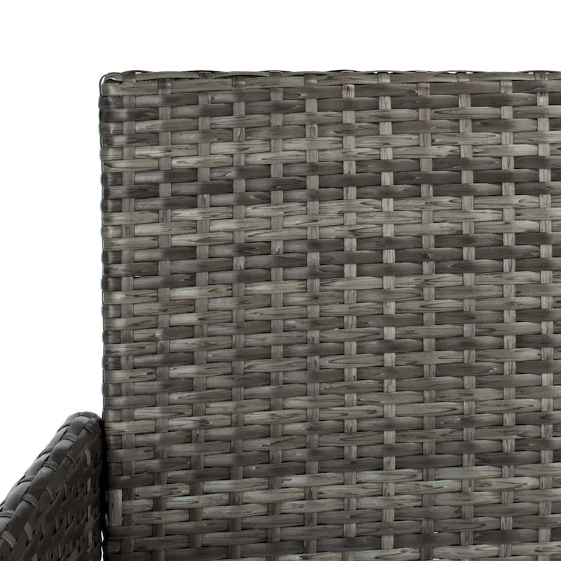 SAFAVIEH Abdul Ensemble de conversation 4 pièces d'extérieur. - 42L x 23P x 33H