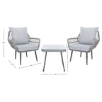 SAFAVIEH Londyn Ensemble de salon 3 pièces - 27L x 28P x 30H