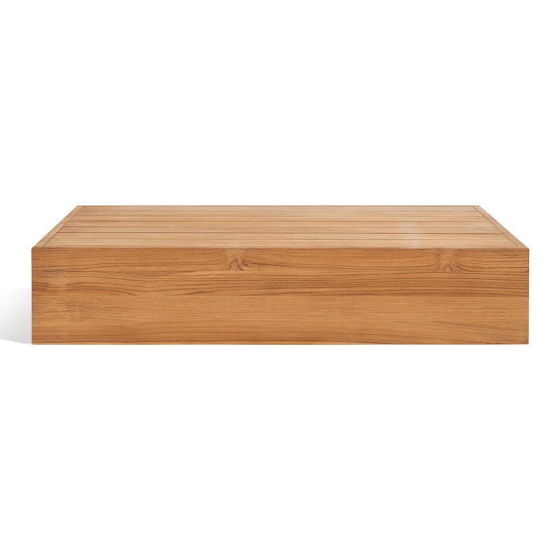 Table basse SAFAVIEH Couture Kauai en teck brésilien - 40 larg. x 24 prof. x 8 haut.