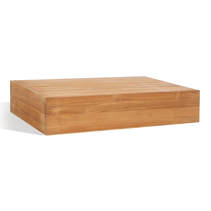 Table basse SAFAVIEH Couture Kauai en teck brésilien - 40 larg. x 24 prof. x 8 haut.
