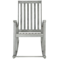 SAFAVIEH Clayton Brown Finish Acacia Wood Rocking Chair - 26W x 34D x 45H