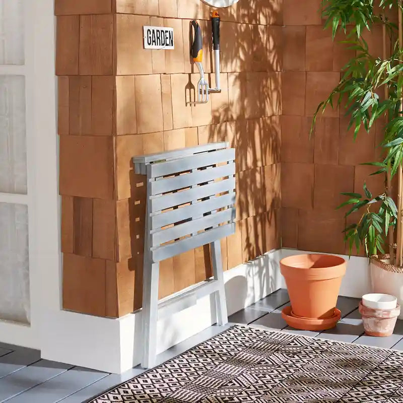 Table de balcon Benton SAFAVIEH Outdoor Living. - 24W x 15D x 28H