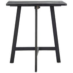 SAFAVIEH Outdoor Living Table de balcon Benton - Gris ardoise foncé - 24 l x 15 P x 28 H
