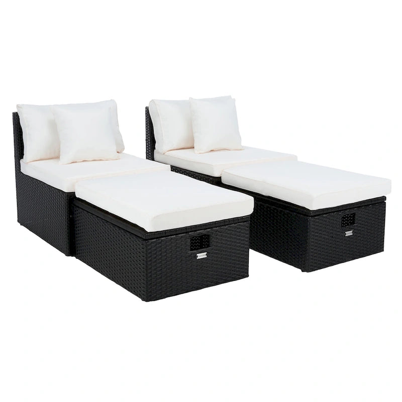 Canapé Pramla d'extérieur SAFAVIEH - 29L x 23P x 25H