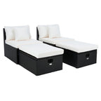 Canapé Pramla d'extérieur SAFAVIEH - 29L x 23P x 25H