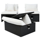 Canapé Pramla d'extérieur SAFAVIEH - 29L x 23P x 25H
