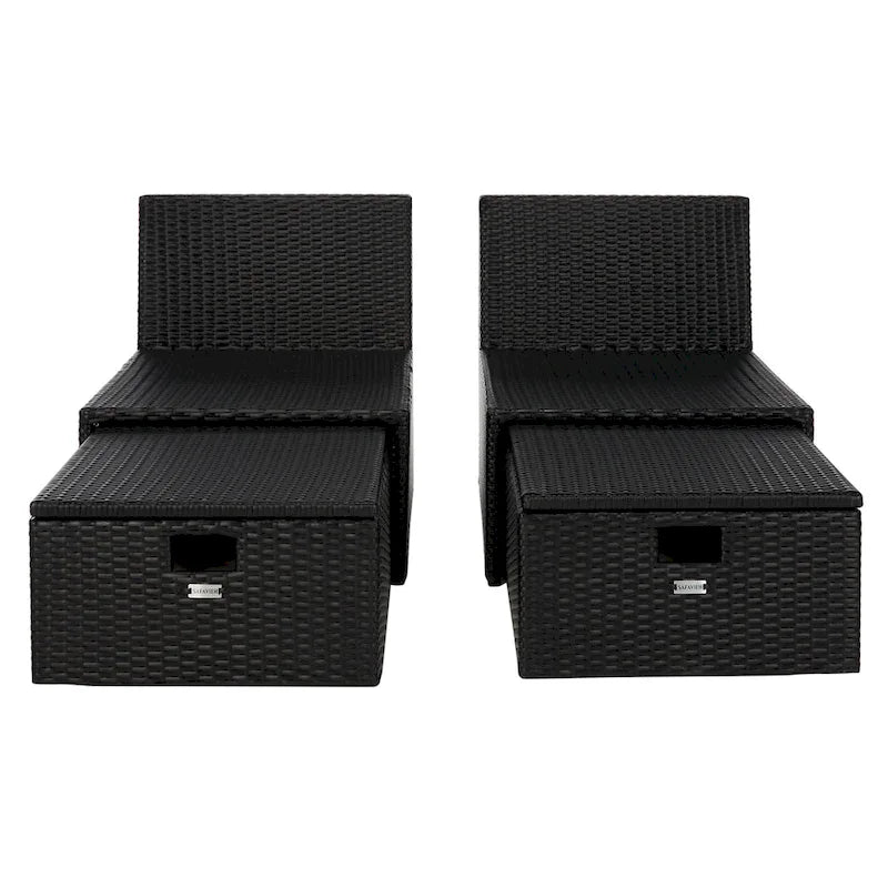 Canapé Pramla d'extérieur SAFAVIEH - 29L x 23P x 25H