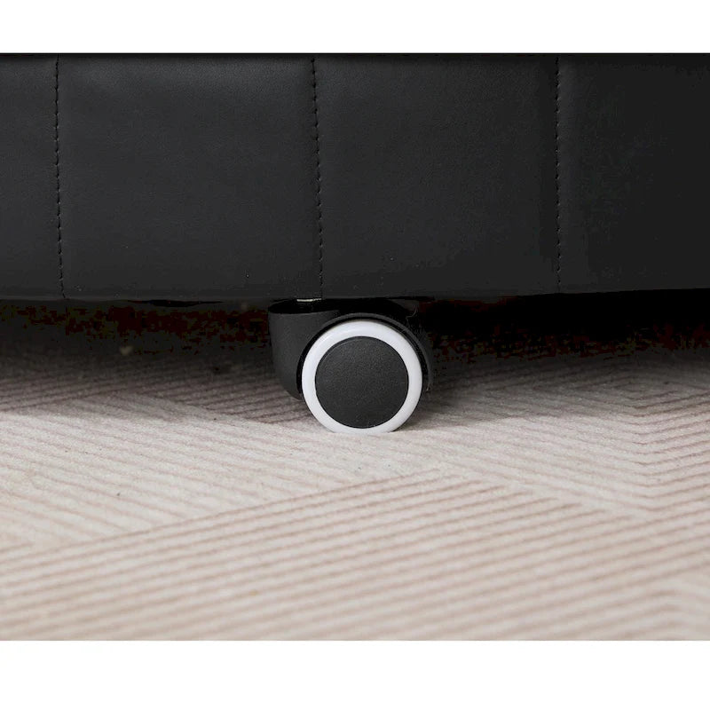 Fauteuil pivotant rond surdimensionné de 52,75 po avec support de téléphone réglable