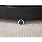 Fauteuil pivotant rond surdimensionné de 52,75 po avec support de téléphone réglable