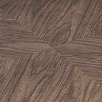 Table basse ronde moderne de 35,43 po avec base en bois massif, plateau en grain de bois, idéale pour salon, chambre à coucher, appartement
