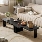 U Can Ensemble de tables basses minimalistes, design multifonctionnel pour salon