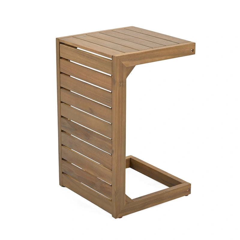 Christopher Knight Home - Ensemble Mira élégant en bois d'acacia et rotin pour l'extérieur