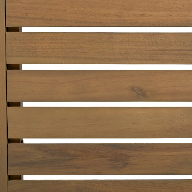 Christopher Knight Home - Ensemble Mira élégant en bois d'acacia et rotin pour l'extérieur