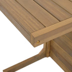Christopher Knight Home - Ensemble Mira élégant en bois d'acacia et rotin pour l'extérieur