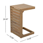 Christopher Knight Home - Ensemble Mira élégant en bois d'acacia et rotin pour l'extérieur