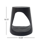 Christopher Knight Home - Table d'appoint ronde Emery Hollow au fini grain de bois